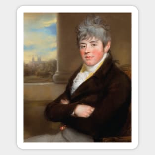 Portrait of a Young Man by John Russell Sticker